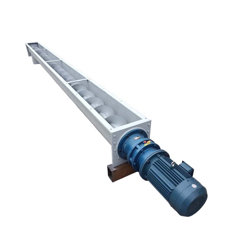 U型螺旋输送机 螺旋给料机 水平/倾斜螺旋输送 粉末颗粒块状物料输送 耐磨耐腐蚀 非标定制