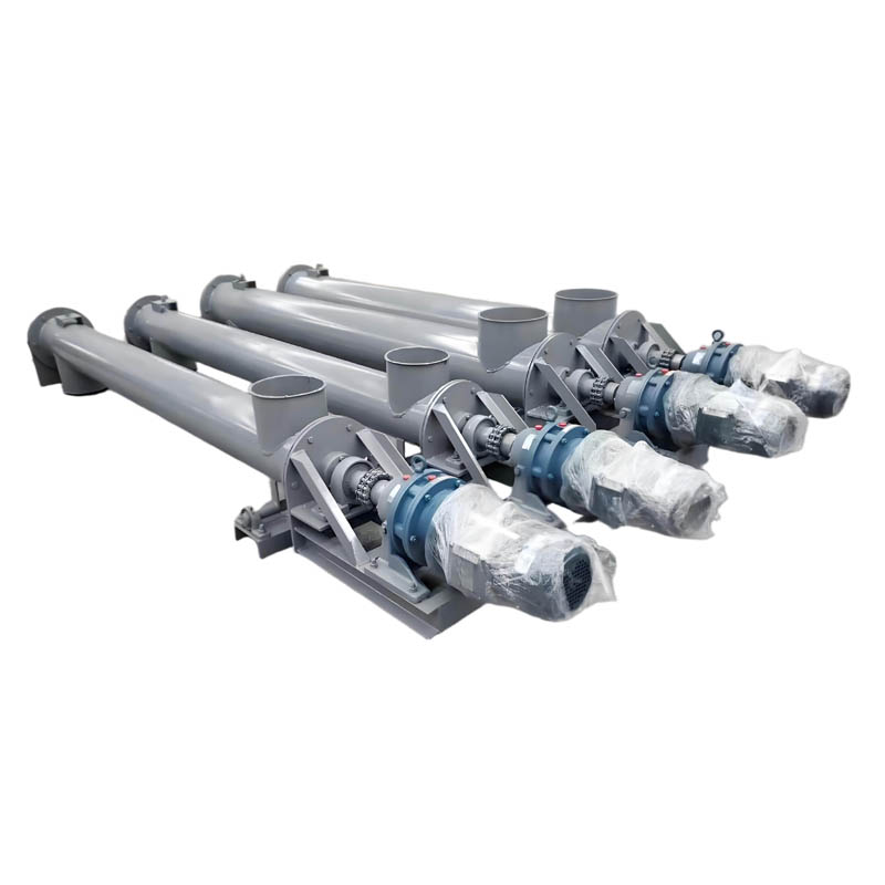 管式螺旋输送机 螺旋输粉机 粉体圆管螺旋输送机 螺旋管输送机