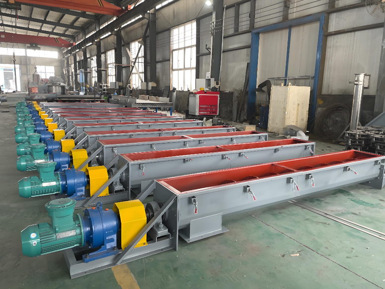 U型螺旋输送机 螺旋给料机 水平/倾斜螺旋输送 粉末颗粒块状物料输送 耐磨耐腐蚀 非标定制