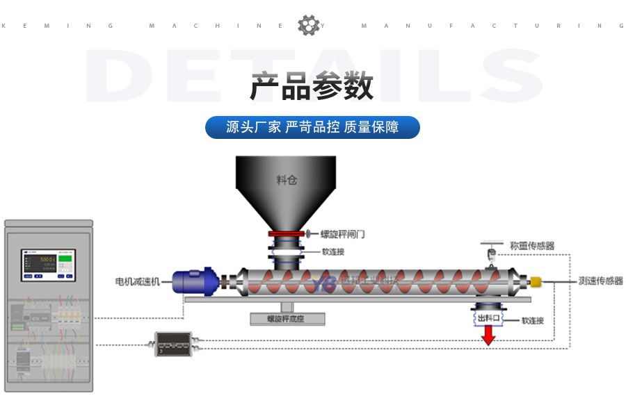 称重螺旋输送机参数