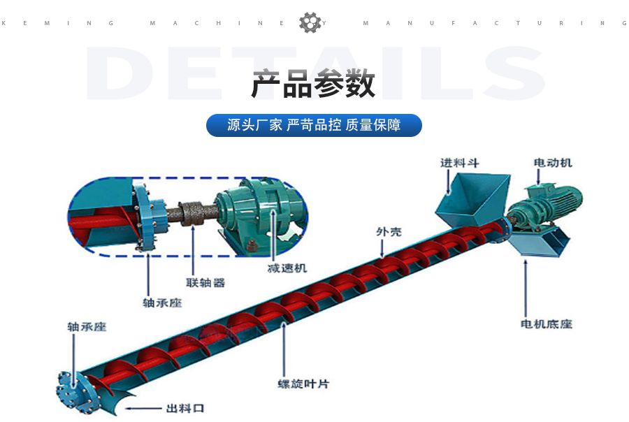 螺旋输送机参数